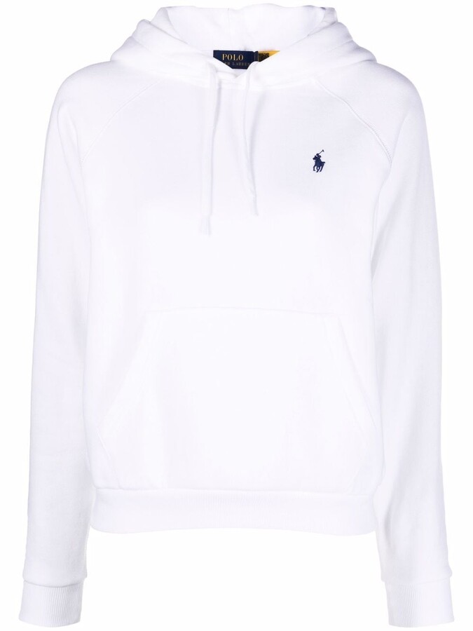 Polo Ralph Lauren Embroidered-Logo Pullover Hoodie - ShopStyle