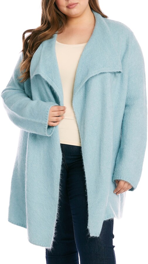 plus size drape cardigan