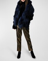 Thumbnail for your product : Gorski S-Cut Fox Fur Ruffle Pocket Stole