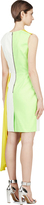 Thumbnail for your product : Roksanda Ilincic Yellow Draped Colorblock Layton Dress