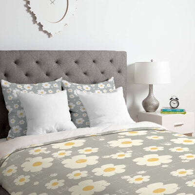 Deny Designs Daisy Duvet Cover Set