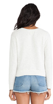 Thumbnail for your product : Monrow Ash French Terry Cropped Vintage Sweatshirt