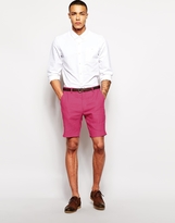 Thumbnail for your product : ASOS Slim Fit Shorts In Linen Mix