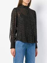 Thumbnail for your product : MiH Jeans Astel sheer embellished shirt