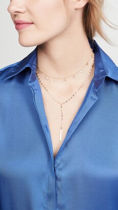 Shashi Solitaire Drop Choker Necklace