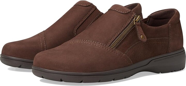 Rockport Hallie Women's Shoes Dark Brown Leather : 8.5 W (C