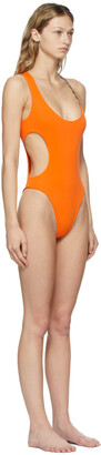 ATTICO Orange Chain One-Piece Swimsuit