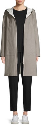 Eileen Fisher Longline Zip-Up Jacket