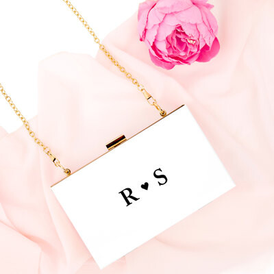 Koyal Wholesale Andaz Press Personalized Acrylic Clutch for Women