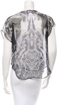 Thumbnail for your product : Alexander McQueen Silk Top