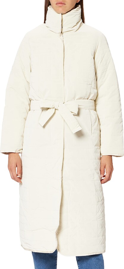 Desigual Women's Woven Padded Long Overcoat - ShopStyle Coats