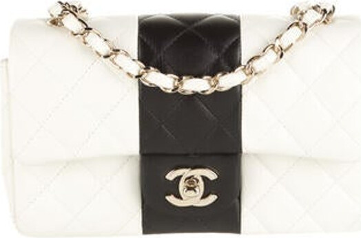 Chanel Black 2022 Mini Patent Flap Bag