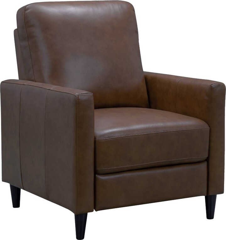 Brent Top Grain Leather Recliner Navy Blue Abbyson Living ShopStyle