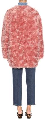 Stella McCartney Mohair-blend coat