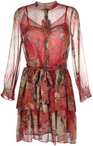 Thumbnail for your product : Twin-Set Ruffled Tie-Waist Shirt Dress