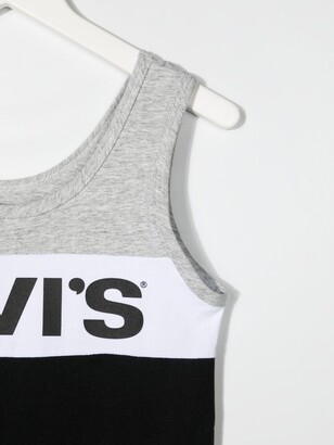 Levi's TEEN logo-print bodysuit