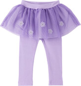 Thumbnail for your product : Anna Sui SSENSE Exclusive Baby Purple Leggings