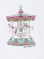 Thumbnail for your product : Love Made Love carousel print T-shirt