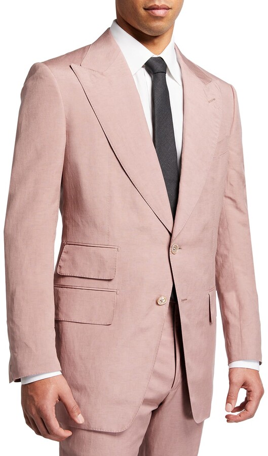 Tom Ford Men's Silk-Linen Two-Piece Day Suit - ShopStyle