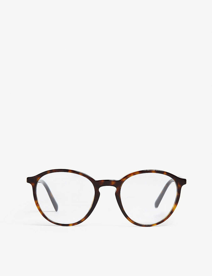 Prada VPR13T phantos-frame Havana glasses - ShopStyle Eyeglasses