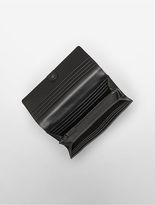 Thumbnail for your product : Calvin Klein Womens Aura Textured Leather Flap Envelope Wallet