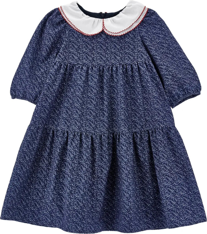 Philosophy di Lorenzo Serafini Kids Peter-Pan collar tiered-ruffles dress