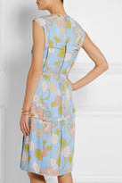 Thumbnail for your product : Bottega Veneta Floral-print georgette dress