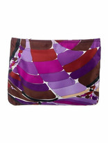 Thumbnail for your product : Emilio Pucci Abstract Zip Pouch Purple