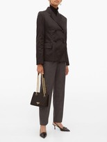 Thumbnail for your product : Prada Prince Of Wales-check Wool Trousers - Womens - Grey Multi
