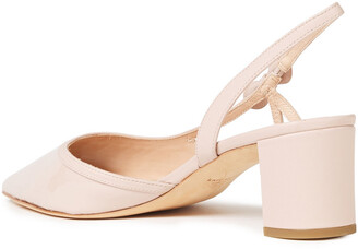 Kate Spade Two-tone Patent-leather Slingback Pumps