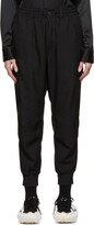 Thumbnail for your product : Y-3 Black Uniform Cuffed Trousers