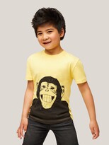 Thumbnail for your product : John Lewis & Partners Kids' Cheeky Monkey Short Sleeve T-Shirt, Yellow