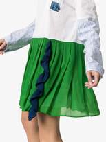 Thumbnail for your product : Prada contrasting pleated skirt dress