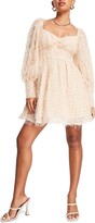 Thumbnail for your product : ASOS DESIGN Fluffy Shirred Long Sleeve Minidress