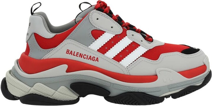 Balenciaga Mens Sneakers Gray Red | 10 Balenciaga Mens Sneakers Gray And | ShopStyle |