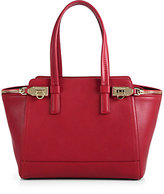 Thumbnail for your product : Ferragamo Zip Pocket Leather Tote