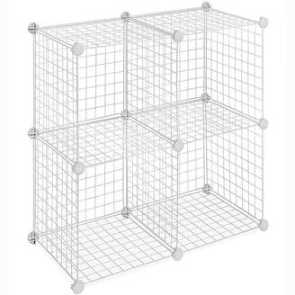 Whitmor Wire Set of 4 Storage Cubes