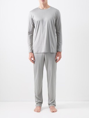 MATCHESFASHION Men Clothing Loungewear Sweats Mens Cotton Long-sleeved Pyjamas Khaki 