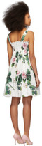 Thumbnail for your product : Dolce & Gabbana Multicolor Tropical Rose Print Dress