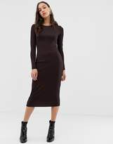 Thumbnail for your product : Glamorous Tall midi dress with long sleeves