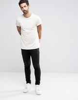 Thumbnail for your product : ASOS 2 Pack T-Shirt In Red/White With Roll Sleeve SAVE