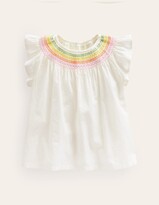 Thumbnail for your product : Boden Woven Smocked Top