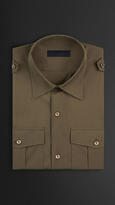 Thumbnail for your product : Burberry Short-sleeve Cotton Blend Shirt