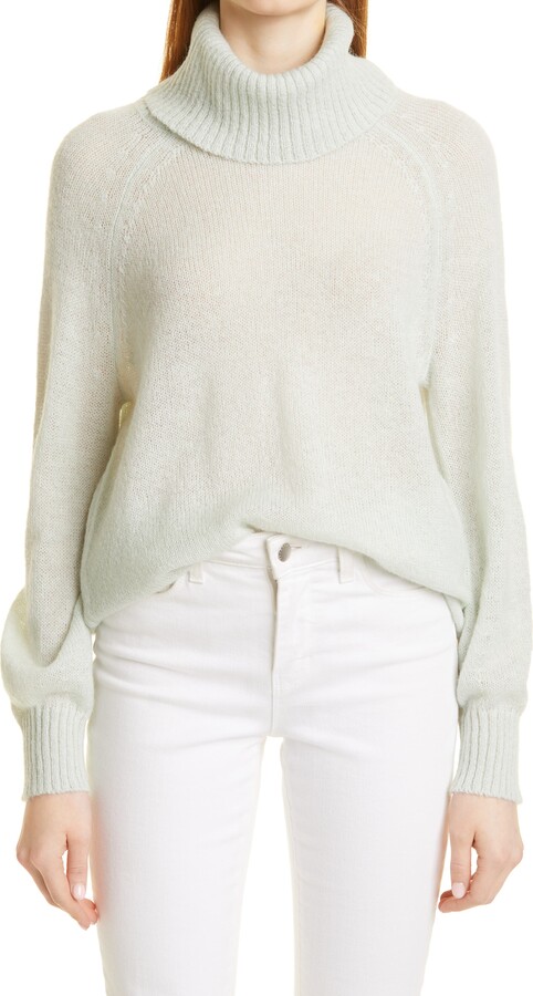 white spandex turtleneck