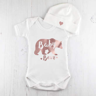 Betty Bramble New Baby Girl Gift Set With Baby Grow And Hat
