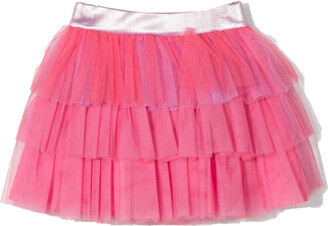 Simonetta Pink Polyamide Skirt