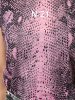 Thumbnail for your product : No.21 snake print T-shirt