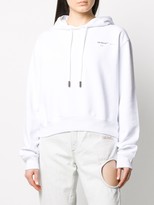 Thumbnail for your product : Off-White Puzzle Arrow cropped hoodie