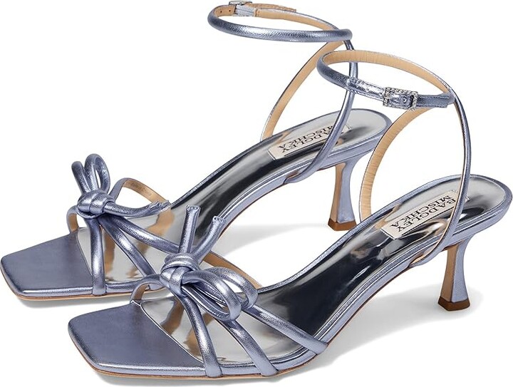 Badgley Mischka Loyalty Women's Sandals French Blue : 6 M, Leather