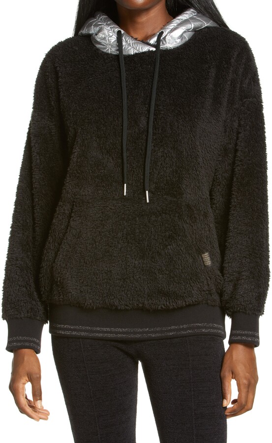 YUNY Women Sweatshirt Hoodie Faux Shearling Pullover Outwear Coat Three 4XL 